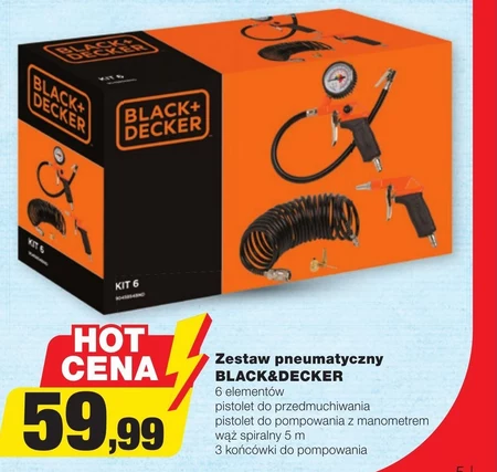 Zestaw pneumatyczny Black+Decker