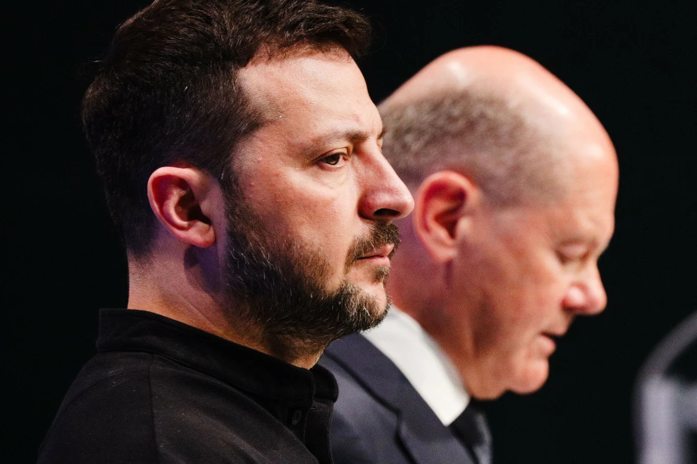 Kanclerz Niemiec Olaf Scholz spotkał się z prezydentem Ukrainy Wołodymyrem Zełenskim. Zdjęcie ilustracyjne Kanclerz Niemiec Olaf Scholz spotkał się z prezydentem Ukrainy Wołodymyrem Zełenskim. Zdjęcie ilustracyjne