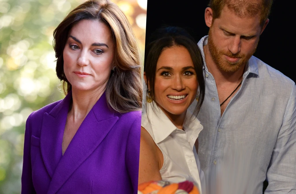 Księżna Kate i Meghan z Harrym