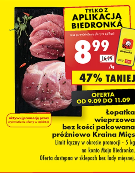 Łopatka wieprzowa Kraina Mięs