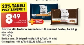 Gourmet Perle Karma dla kotów duet 340 g (4 x 85 g) niska cena