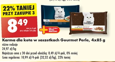 Gourmet Perle Karma dla kotów duet 340 g (4 x 85 g)