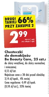 Chusteczki do demakijażu Be Beauty Care