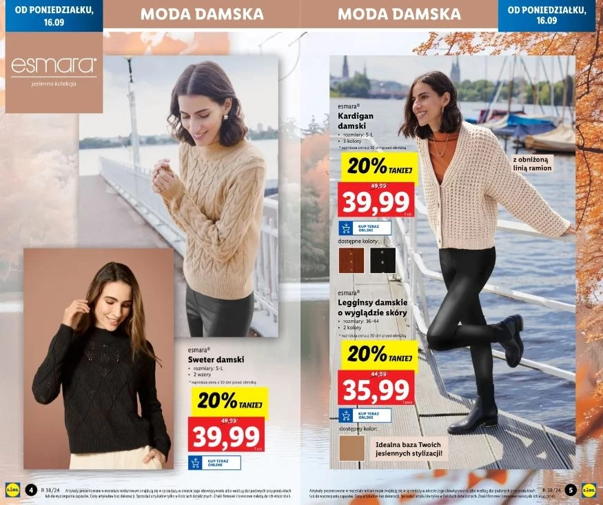 Lidl oferuje promocje na modną odzież na jesień!