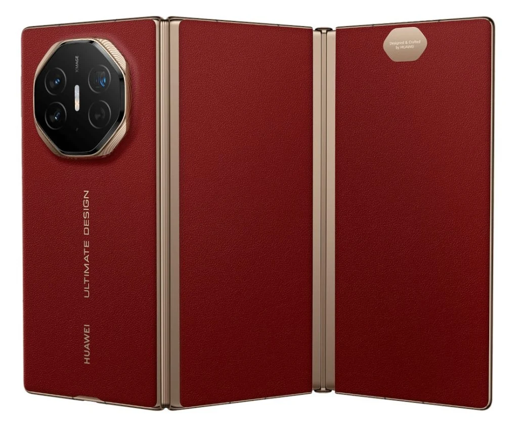 Huawei Mate XT wyróżnia się unikalną konstrukcją. Huawei Mate XT wyróżnia się unikalną konstrukcją.