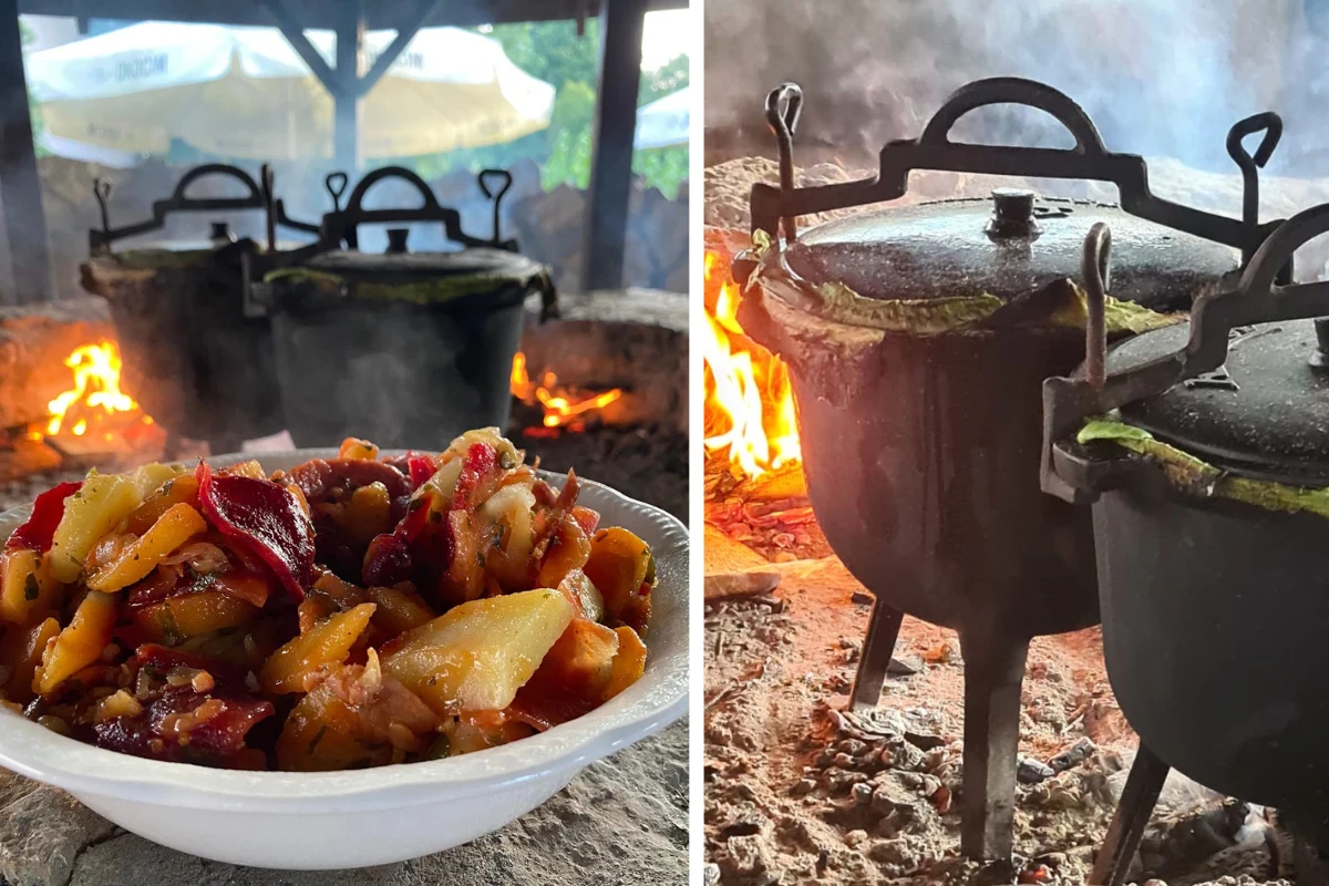 Między majem a październikiem na Jurze w kociołkach wesoło bulgoczą duszonki Między majem a październikiem na Jurze w kociołkach wesoło bulgoczą duszonki