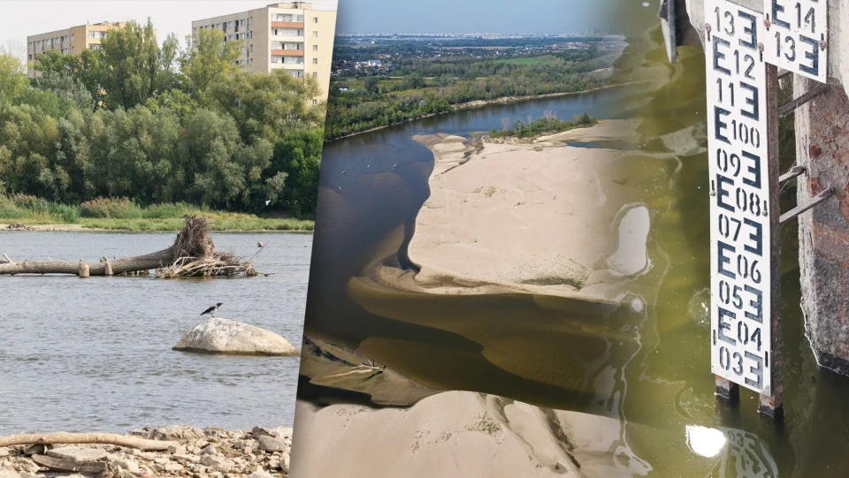 Wisła i niski stan wody. Klimatolog mówi o przyczynach Wisła i niski stan wody. Klimatolog mówi o przyczynach