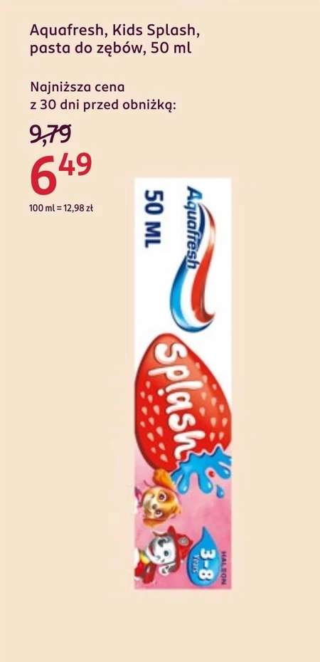 Pasta do zębów Aquafresh