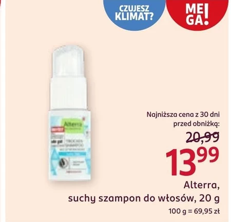 Suchy szampon Alterra