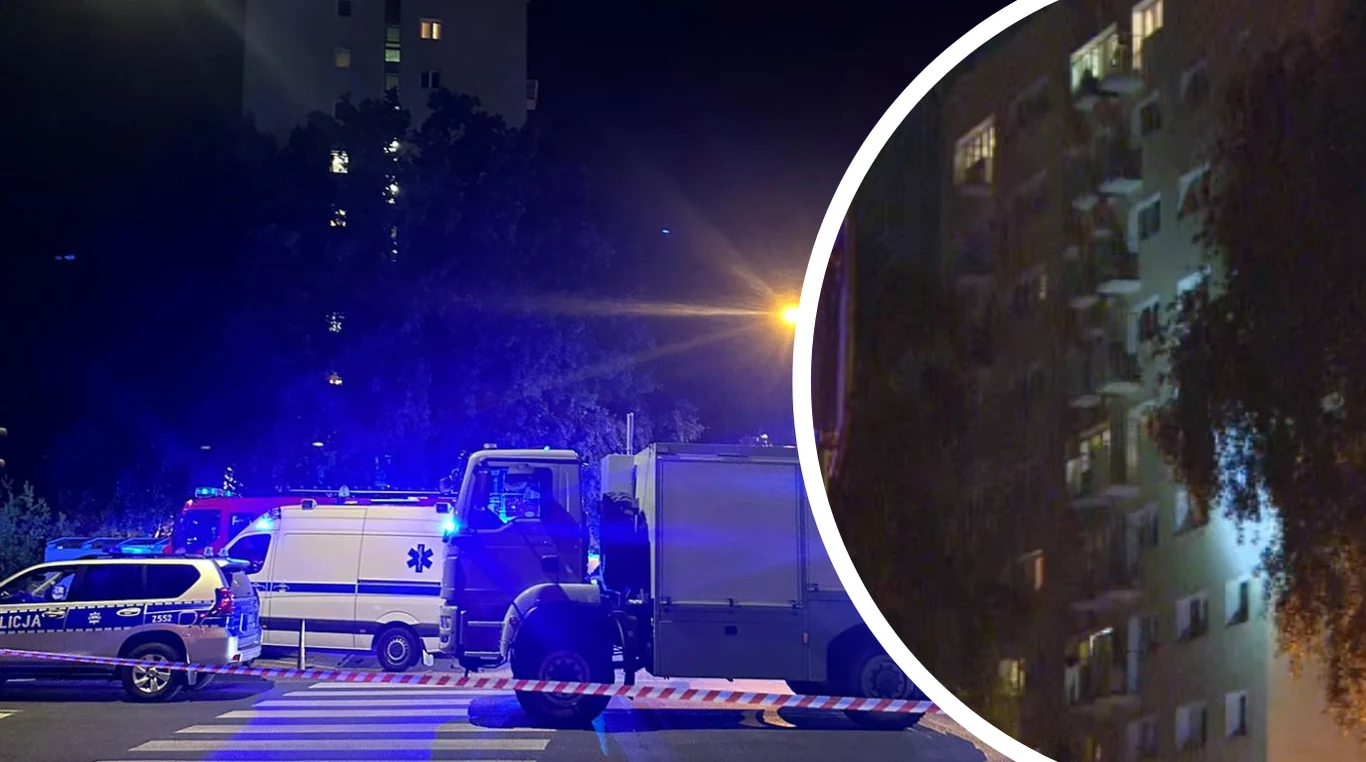 Na warszawskich Bielanach trwa akcja policji Na warszawskich Bielanach trwa akcja policji