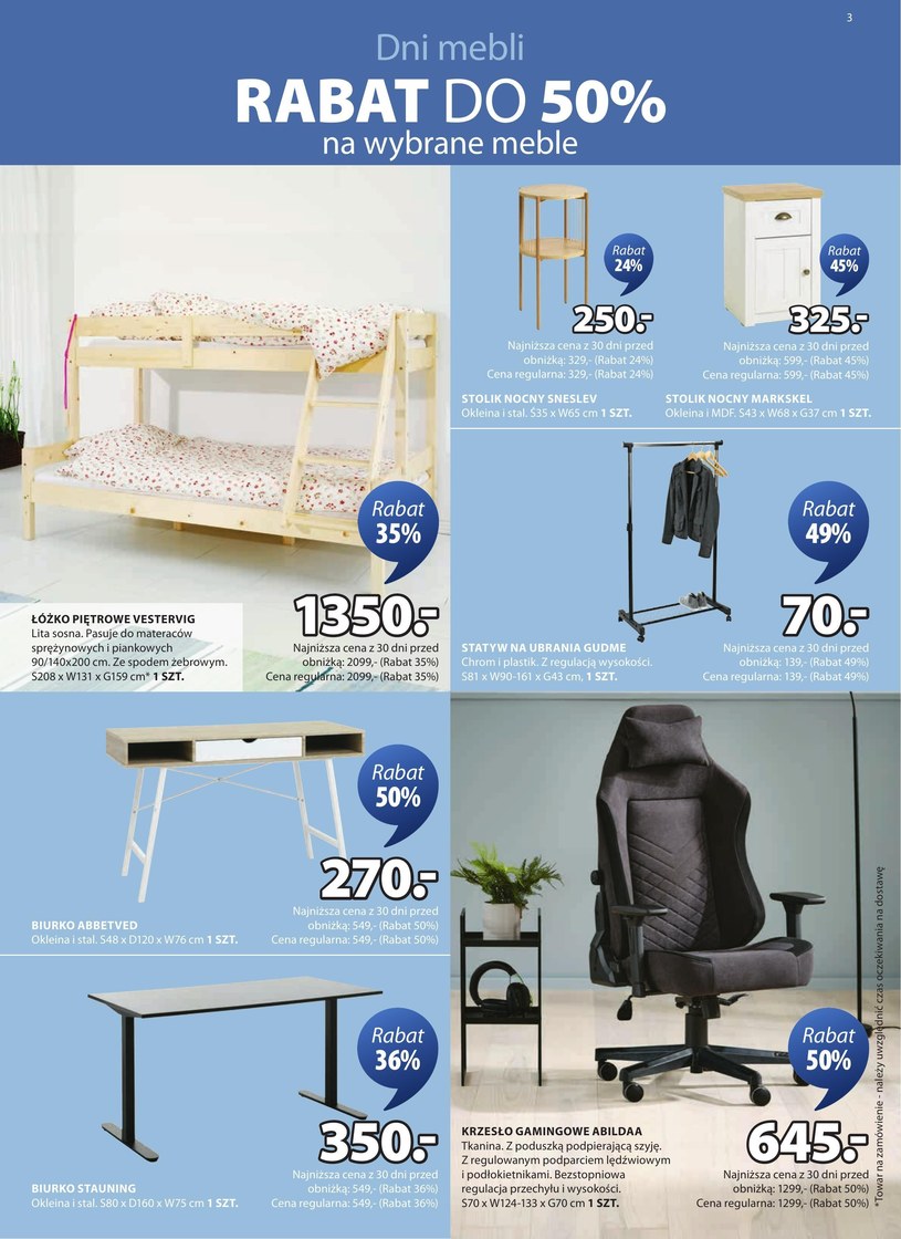 Gazetka: Fantastyczne oferty w Jysk  - strona 3