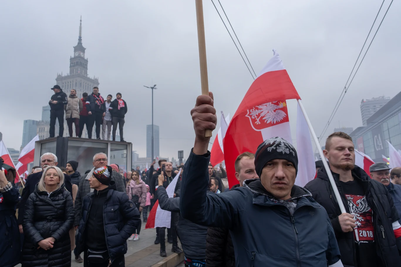 Organizatorzy przekazują, że tegoroczny Marsz Niepodległości cieszy się dużym zainteresowaniem. Na zdjęciu Marsz Niepodległości, 11 listopada 2023. Organizatorzy przekazują, że tegoroczny Marsz Niepodległości cieszy się dużym zainteresowaniem. Na zdjęciu Marsz Niepodległości, 11 listopada 2023.