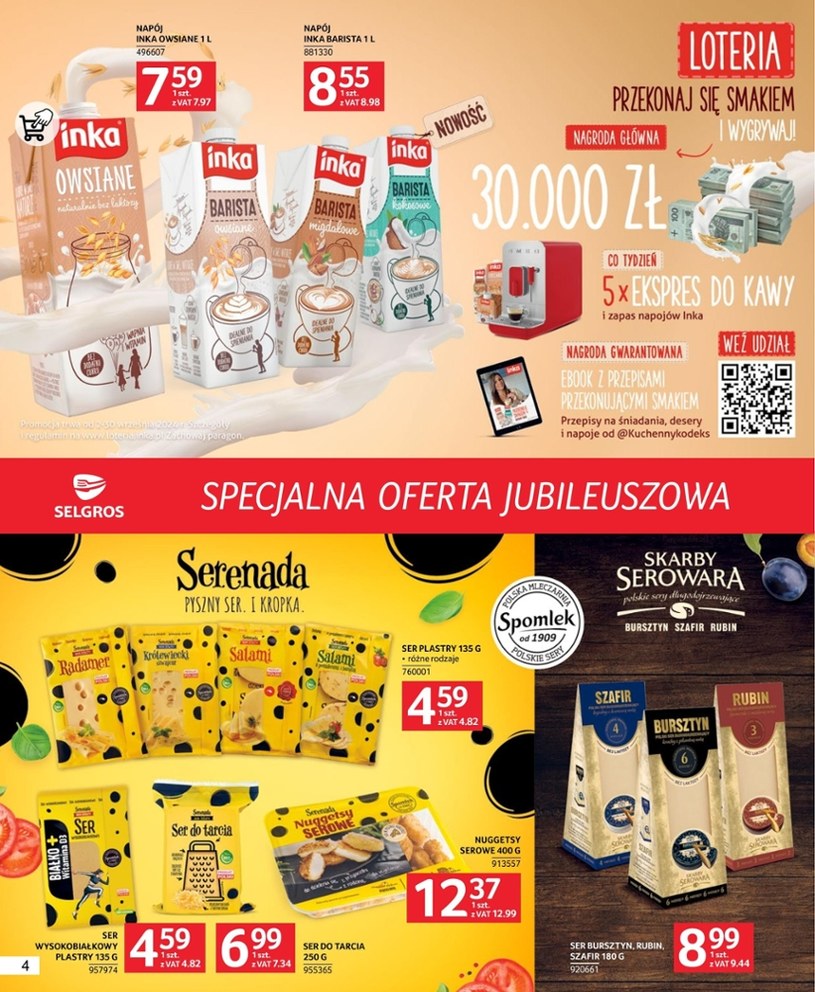 Gazetka: Oferta jubileuszowa w Selgros (bez alkoholu)  - strona 4