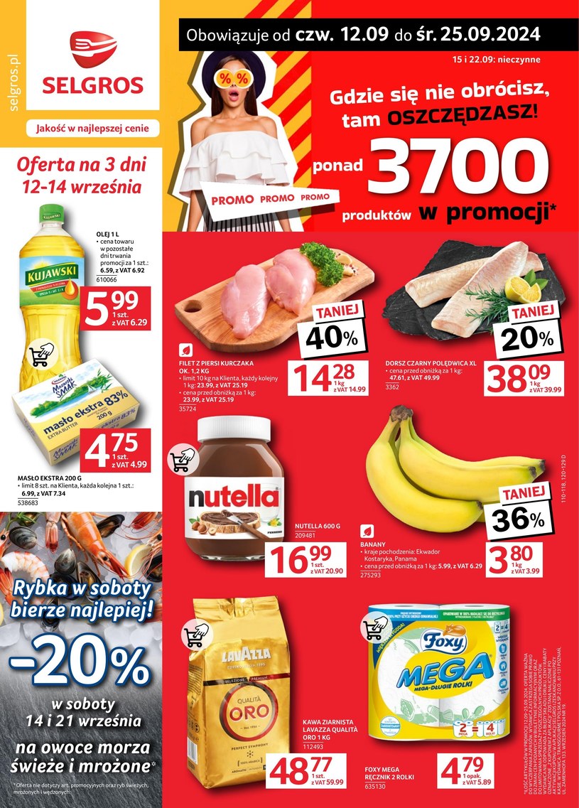 Gazetka: Oferta spożywcza w Selgros (bez alkoholu) - strona 1