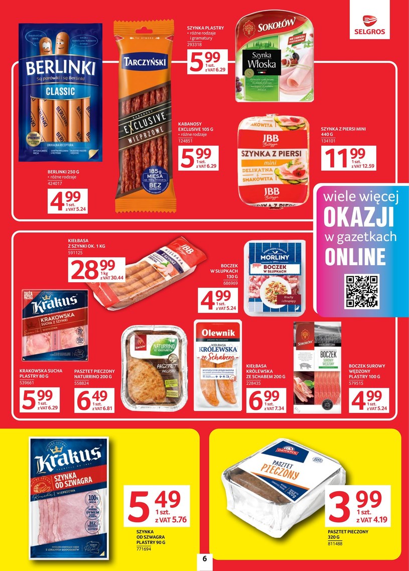 Gazetka: Oferta spożywcza w Selgros (bez alkoholu) - strona 6