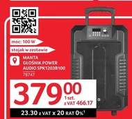 Power audio Manta