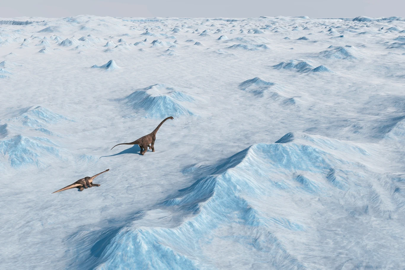 Dinozaury żyły także na terenach polarnych Dinozaury żyły także na terenach polarnych
