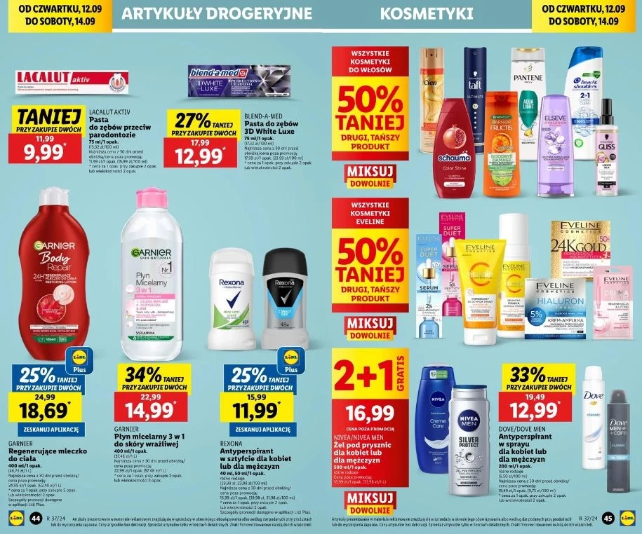 Lidl oferuje nowe promocje na markowe kosmetyki! Lidl oferuje nowe promocje na markowe kosmetyki!