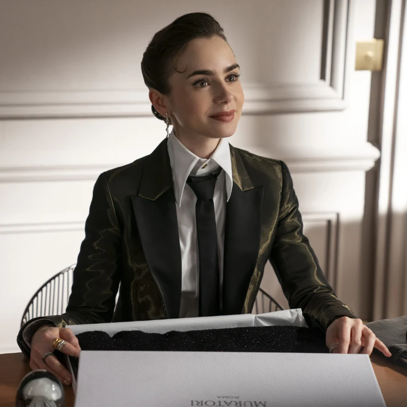 Emily na planie serialu