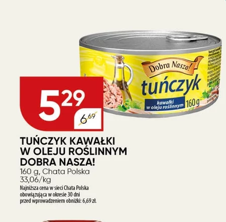 Tuńczyk w kawałkach Dobra Nasza!