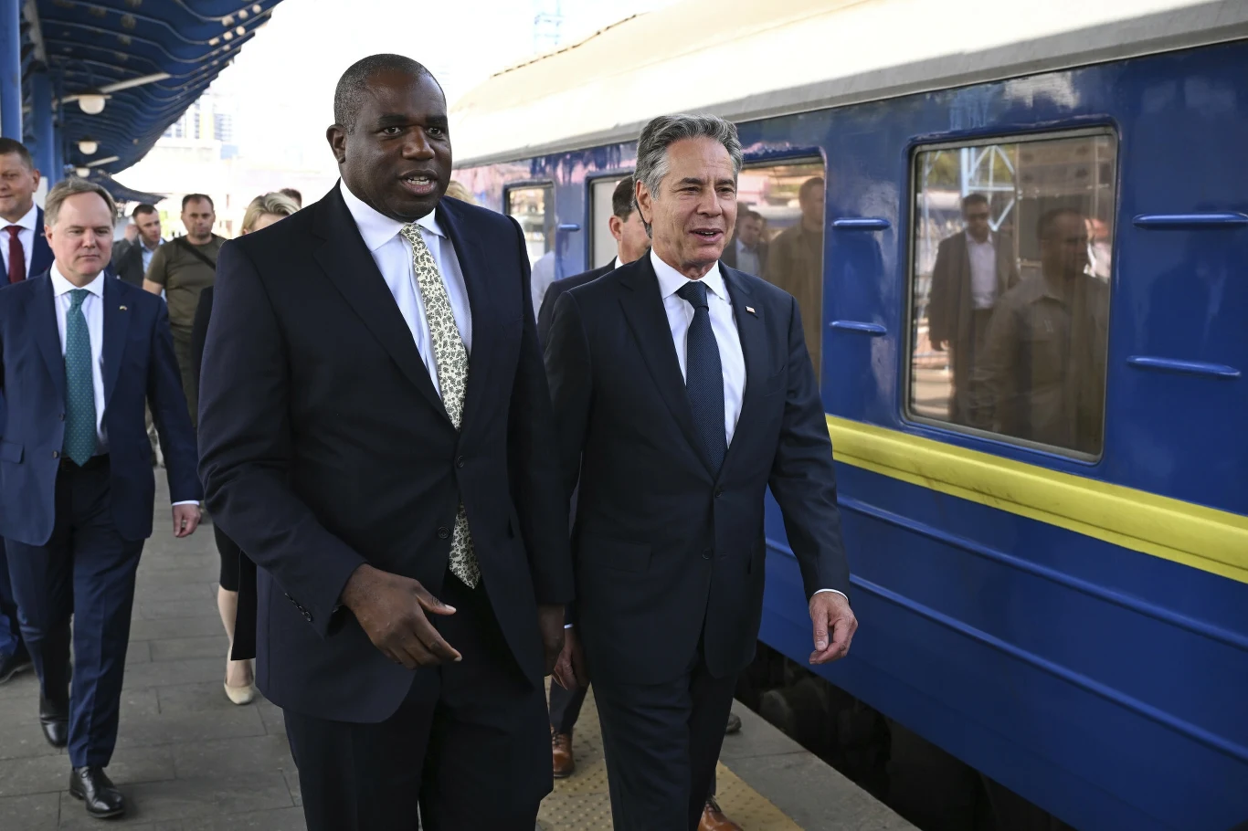 David Lammy i Antony Blinken z wizytą w Kijowie David Lammy i Antony Blinken z wizytą w Kijowie