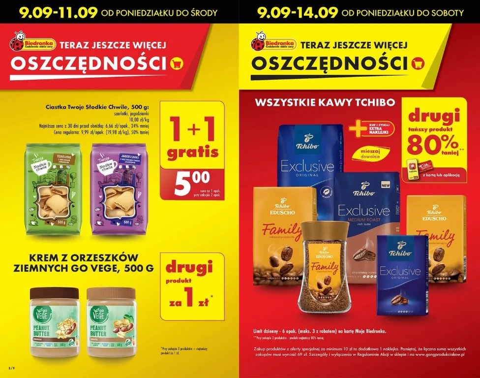 Biedronka oferuje kawy Tchibo w promocji!