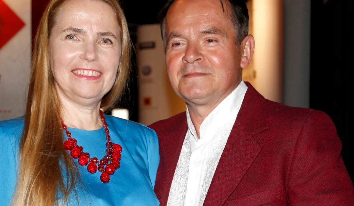 Piotr Pręgowski z żoną, Ewą Kuryło