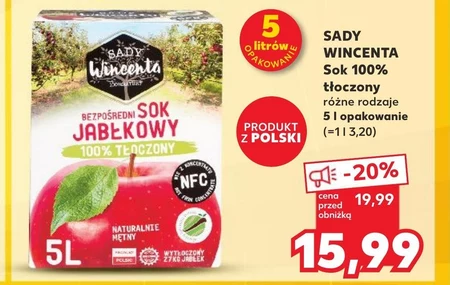 Сік Sady Wincenta