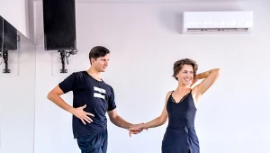 Michał Kassin i Anna-Maria Sieklucka na treningu