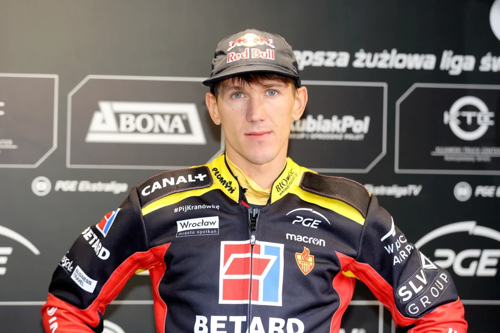 Maciej Janowski w barwach Sparty Wrocław.