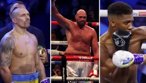 Ołeksandr Usyk, Tyson Fury i Anthony Joshua
