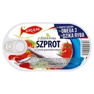 Graal Szprot w sosie pomidorowym 170 g