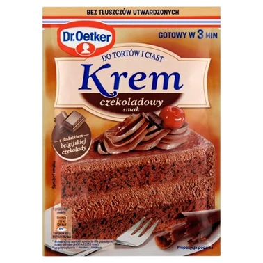 Dr. Oetker Krem do tortów i ciast czekoladowy smak 127 g - 0