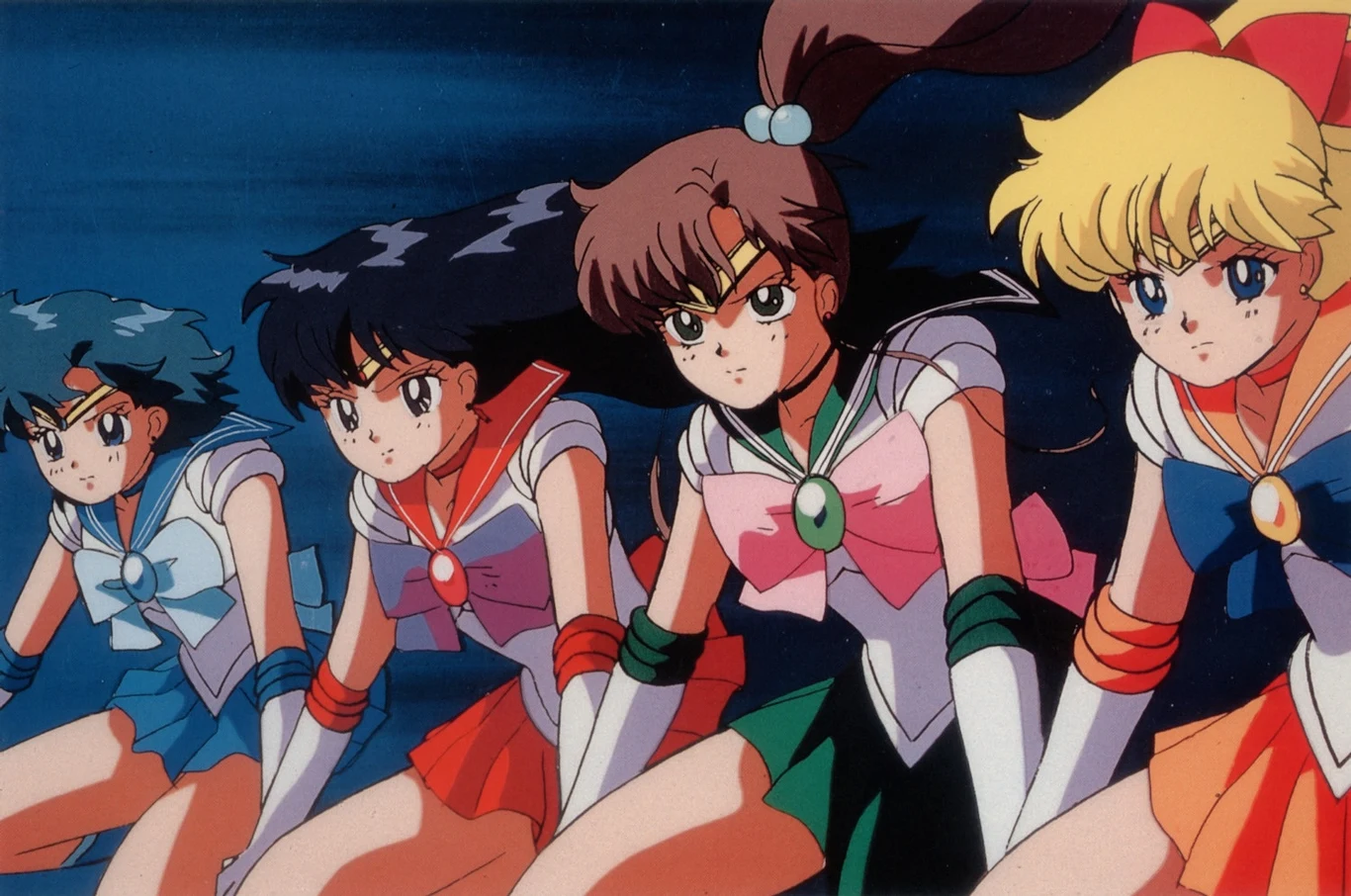 Od lewej: Czarodziejka z Merkurego, z Marsa, z Jowisza oraz z Wenus