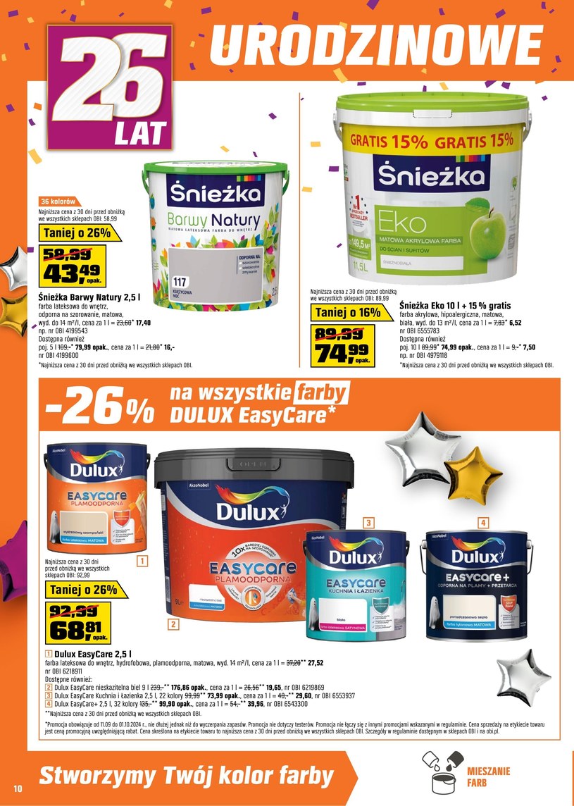 Gazetka: OBI - urodzinowe superoferty - strona 10