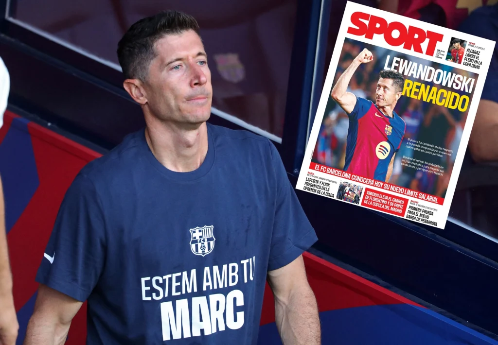 Robert Lewandowski znów zwrócił uwagę hiszpańskiej prasy. Wielka forma Polaka w Hiszpanii nie mogła przejść niezauważona