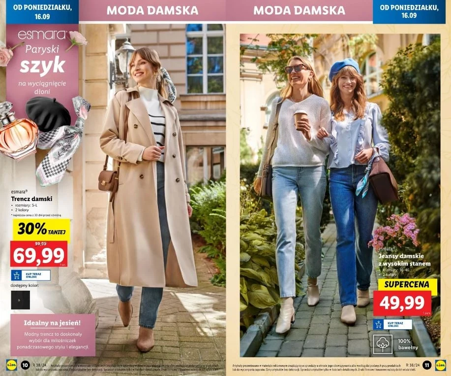 Lidl oferuje modny trencz na jesień w promocji!