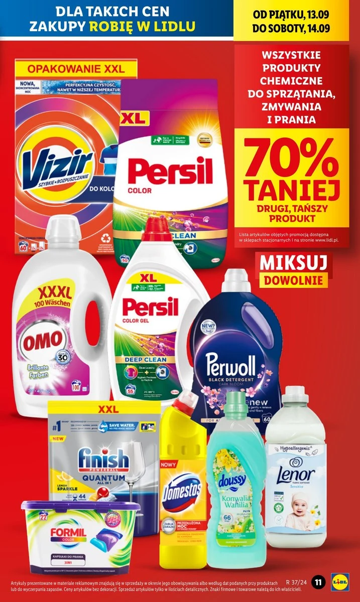 Chemia gospodarcza 70% taniej w Lidlu 