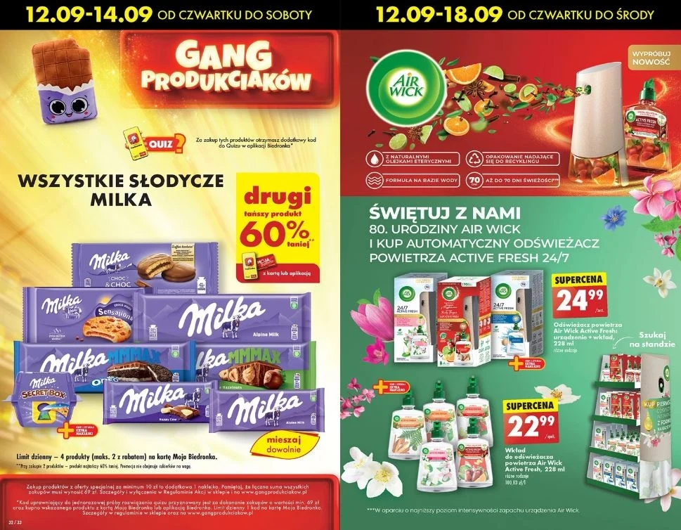 Biedronka oferuje promocje na słodycze Milka! Biedronka oferuje promocje na słodycze Milka!