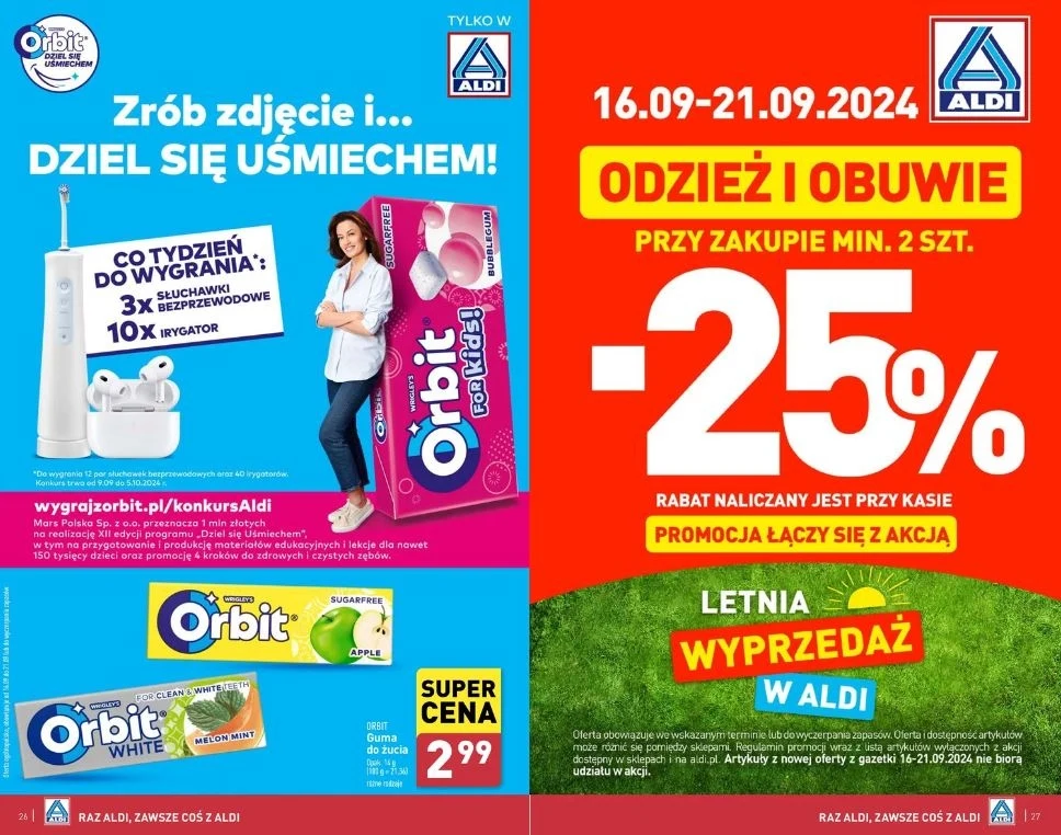 Aldi oferuje odzież i obuwie 25% taniej!