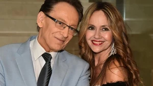 Jacek Borkowski z żoną, Jolantą.