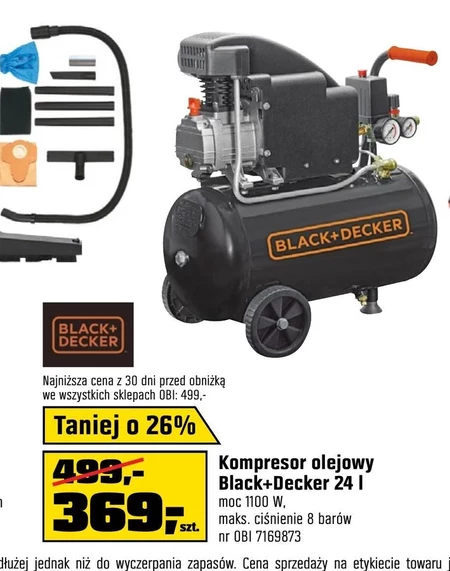 Масляний компресор Black+Decker