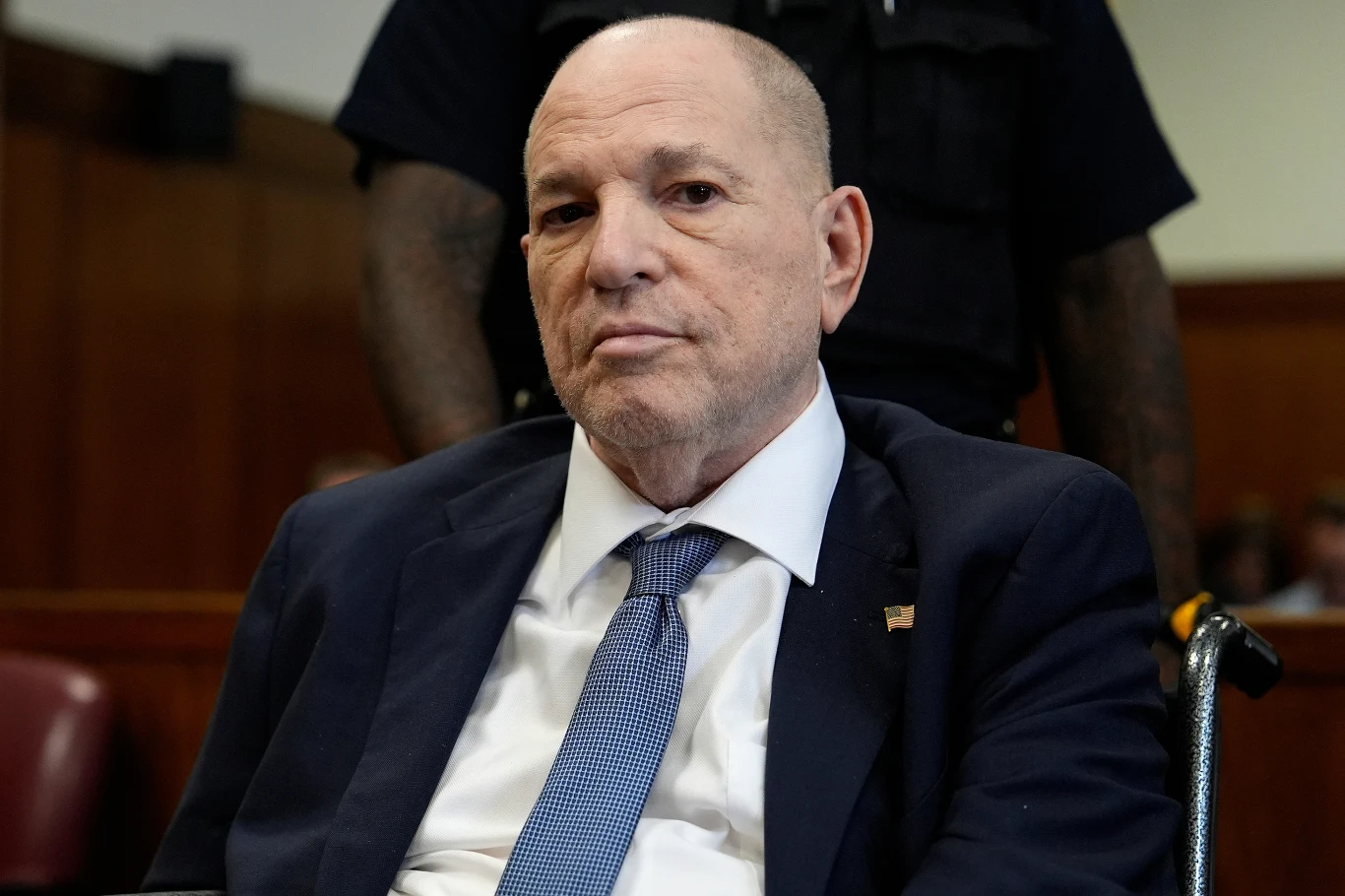 Harvey Weinstein w maju 2024 roku