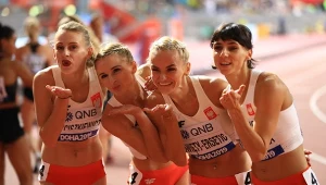 Patrycja Wyciszkiewicz-Zawadzka (pierwsza od lewej). Dalej od lewej: Małgorzata Hołubk-Kowalik, Justyna Święty-Ersetic i Anna Kiełbasińska