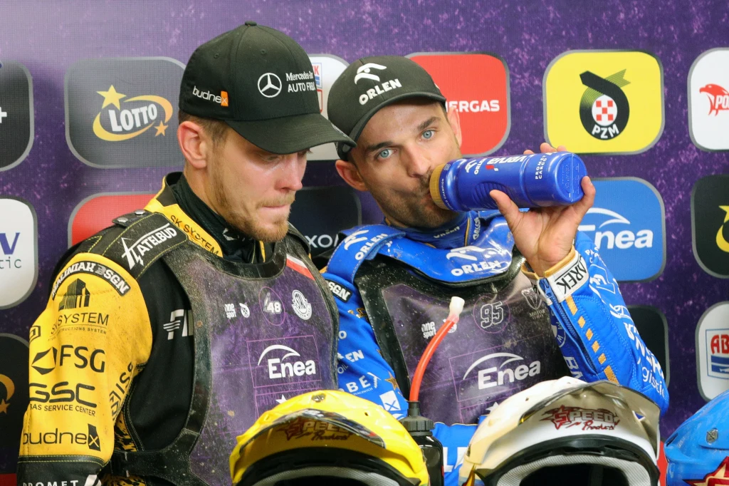 Szymon Woźniak i Bartosz Zmarzlik w finale IMP.