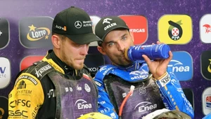 Szymon Woźniak i Bartosz Zmarzlik w finale IMP.