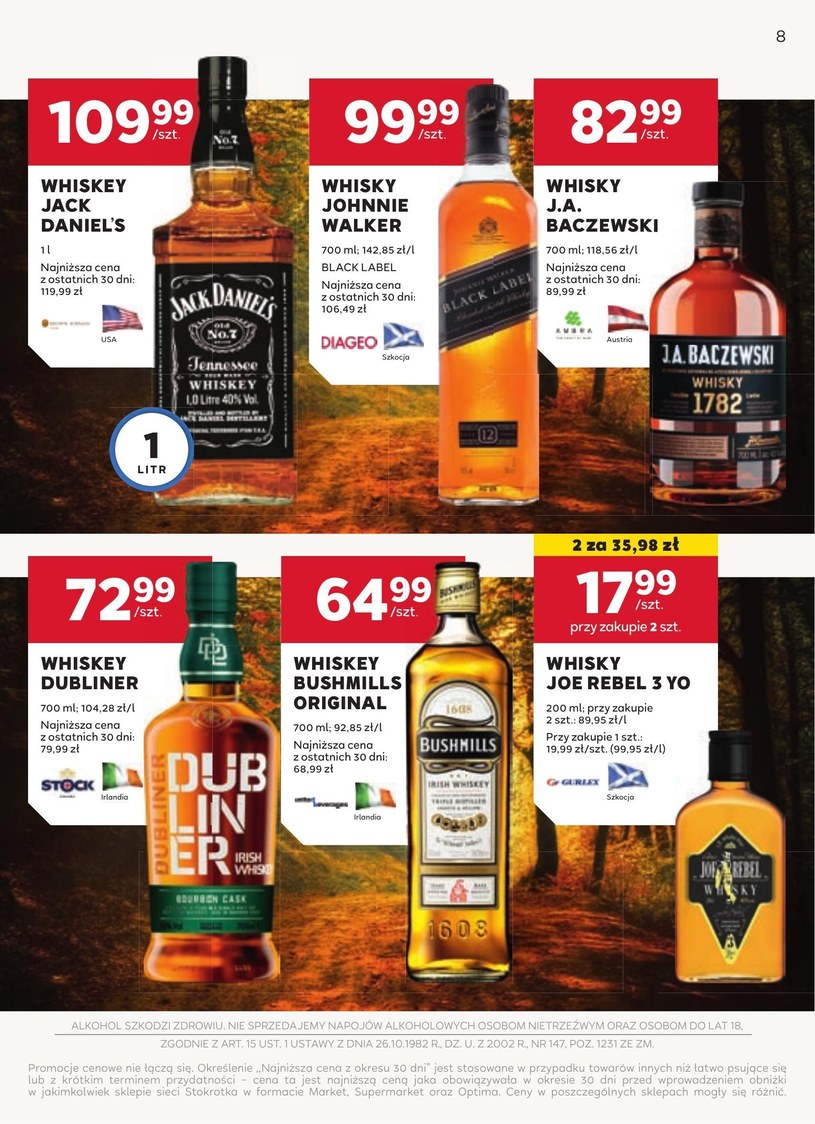 Gazetka: Katalog alkoholi w Stokrotce Supermarket  - strona 8