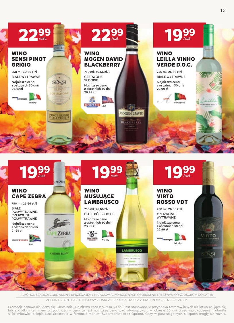 Gazetka: Katalog alkoholi w Stokrotce Supermarket  - strona 12