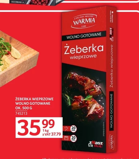 Żeberka wieprzowe Wolno Gotowane