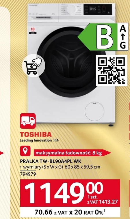 Pralka Toshiba